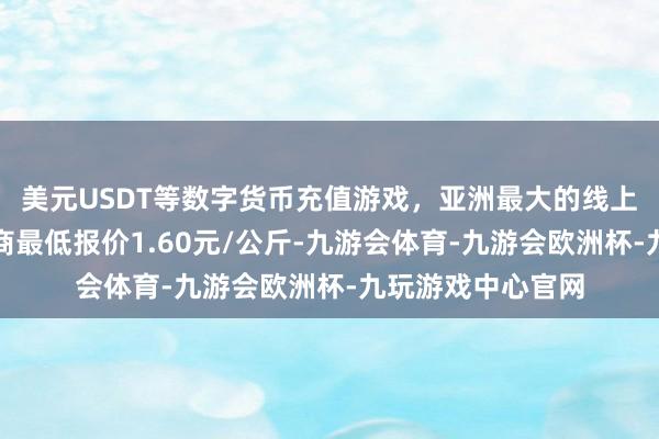 美元USDT等数字货币充值游戏，亚洲最大的线上游戏服务器供应商最低报价1.60元/公斤-九游会体育-九游会欧洲杯-九玩游戏中心官网