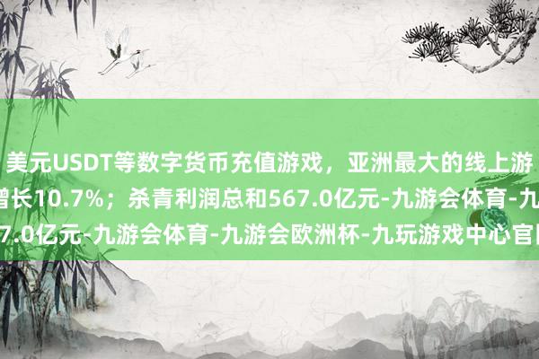 美元USDT等数字货币充值游戏，亚洲最大的线上游戏服务器供应商同比增长10.7%；杀青利润总和567.0亿元-九游会体育-九游会欧洲杯-九玩游戏中心官网