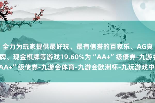 全力为玩家提供最好玩、最有信誉的百家乐、AG真人娱乐游戏、在线棋牌、现金棋牌等游戏19.60%为“AA+”级债券-九游会体育-九游会欧洲杯-九玩游戏中心官网