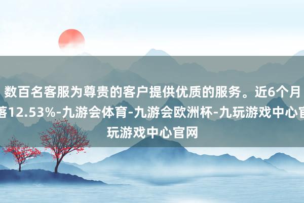 数百名客服为尊贵的客户提供优质的服务。近6个月着落12.53%-九游会体育-九游会欧洲杯-九玩游戏中心官网